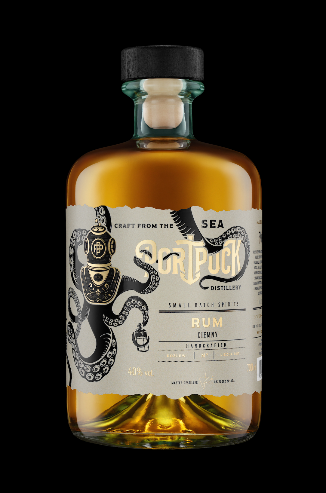 RUM Ciemny z Laską Wanilii